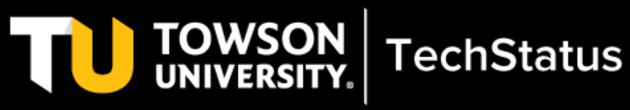 Towson University TechStatus  Logo